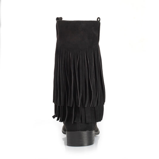 Botin Mujer WestWinter Silver Negro
