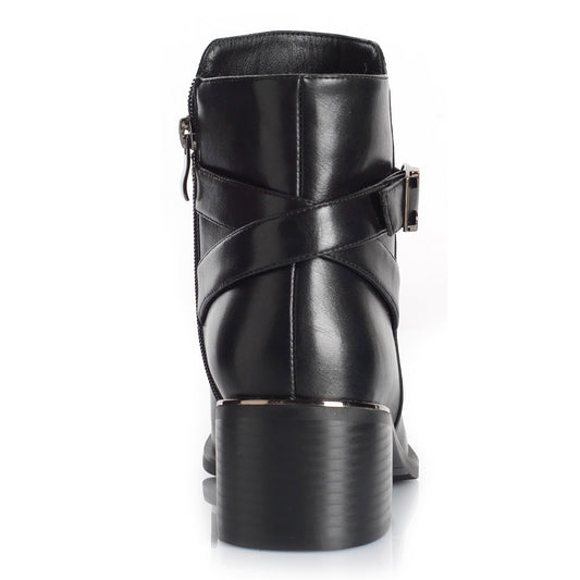 Botin Mujer WestWinter Ivory Negro