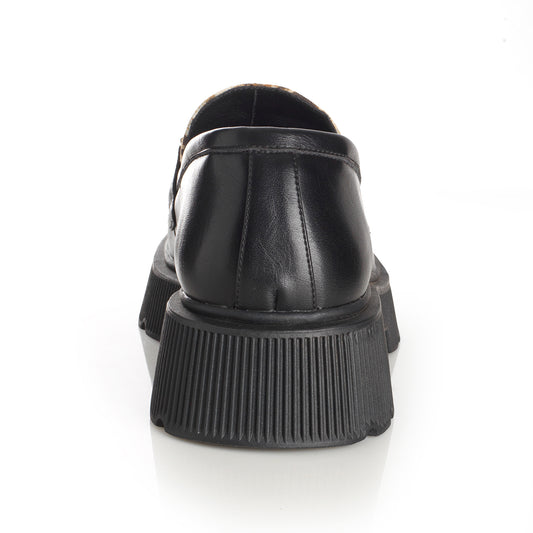 Zapato Mujer Cala Varques Negro/Multi Taco Bajo