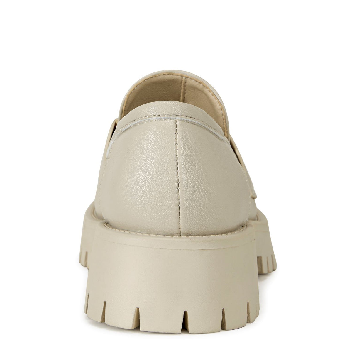 Zapato Mujer Fullerton Beige Taco Bajo Via Uno