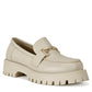 Zapato Mujer Fullerton Beige Taco Bajo Via Uno