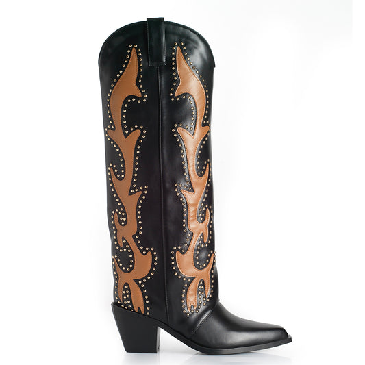 Bota Mujer  WestWinter Yukon Negro/Camel