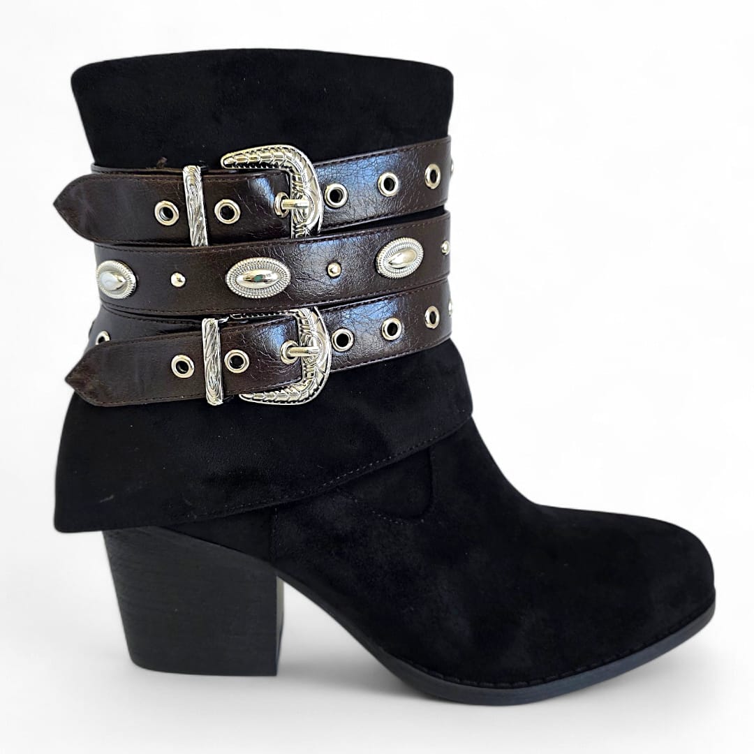 Botin Mujer  WestWinter Rebel Negro
