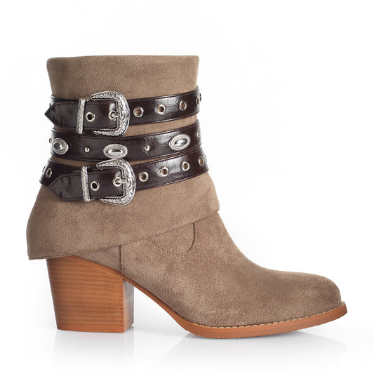Botin Mujer  WestWinter Rebel Taupe