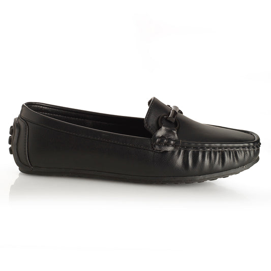 Zapato Mujer Formentera Negro Taco Plano