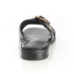Sandalia Mujer Cantabria Negro Taco Plano