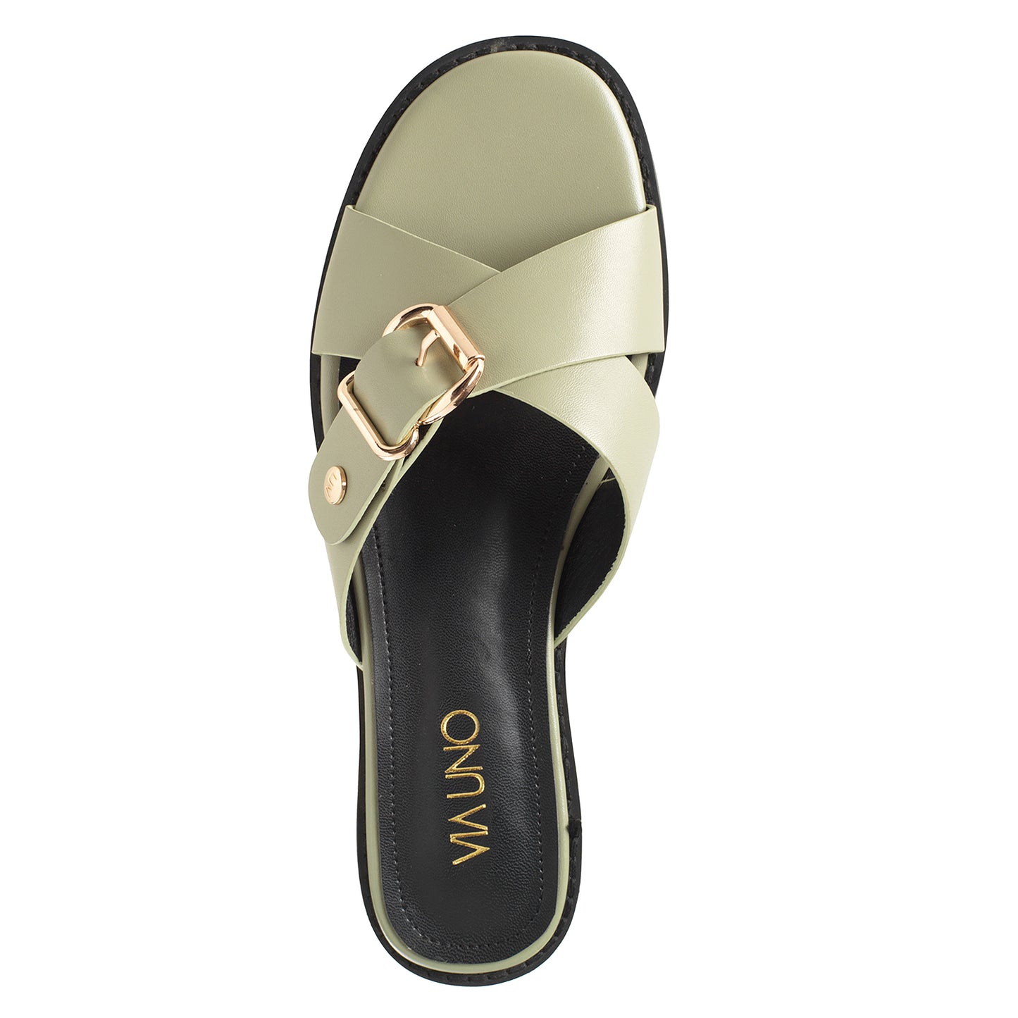 Sandalia Mujer Cantabria Oliva Taco Plano