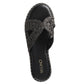 Sandalia Mujer Santander Negro Taco Plano