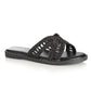 Sandalia Mujer Santander Negro Taco Plano