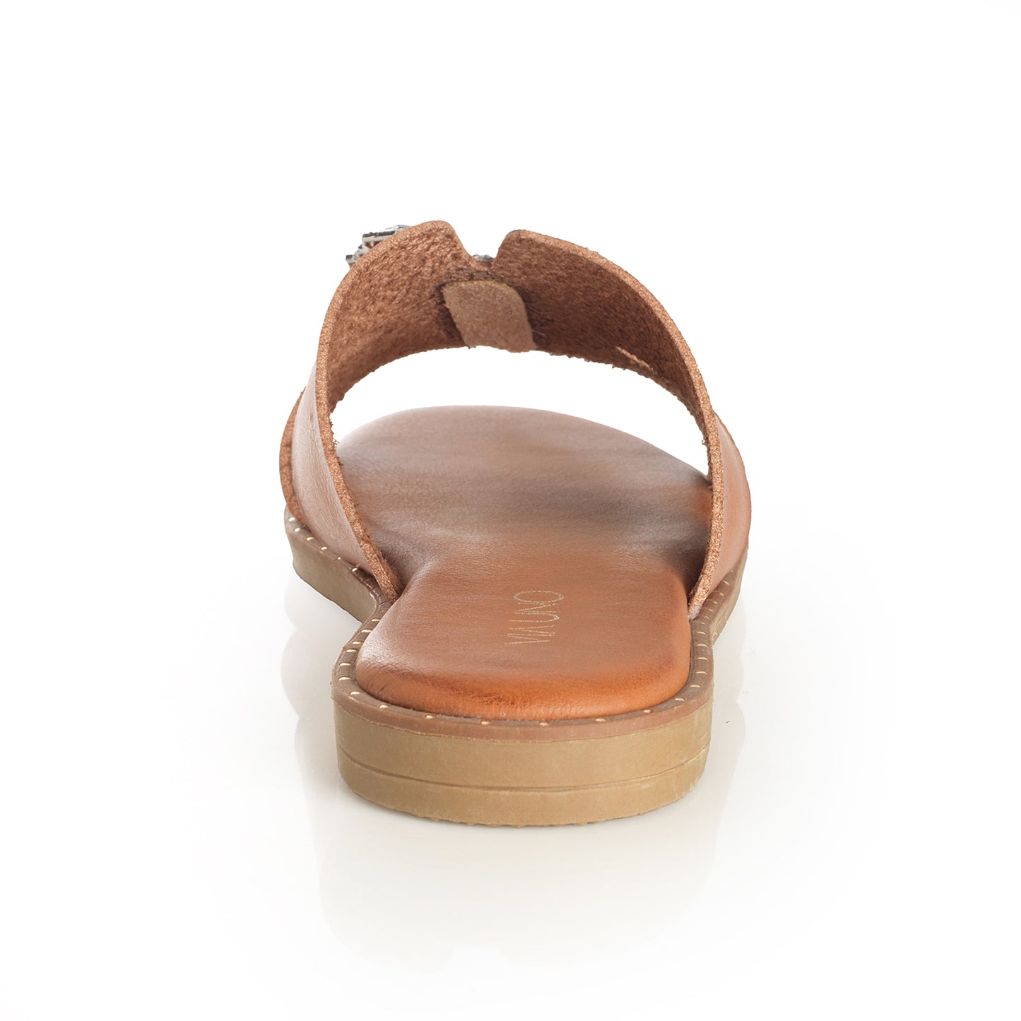 Sandalia Mujer Lanzarote Camel Taco Plano