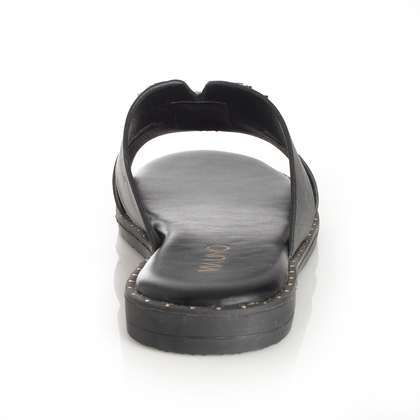 Sandalia Mujer Lanzarote Negro Taco Plano