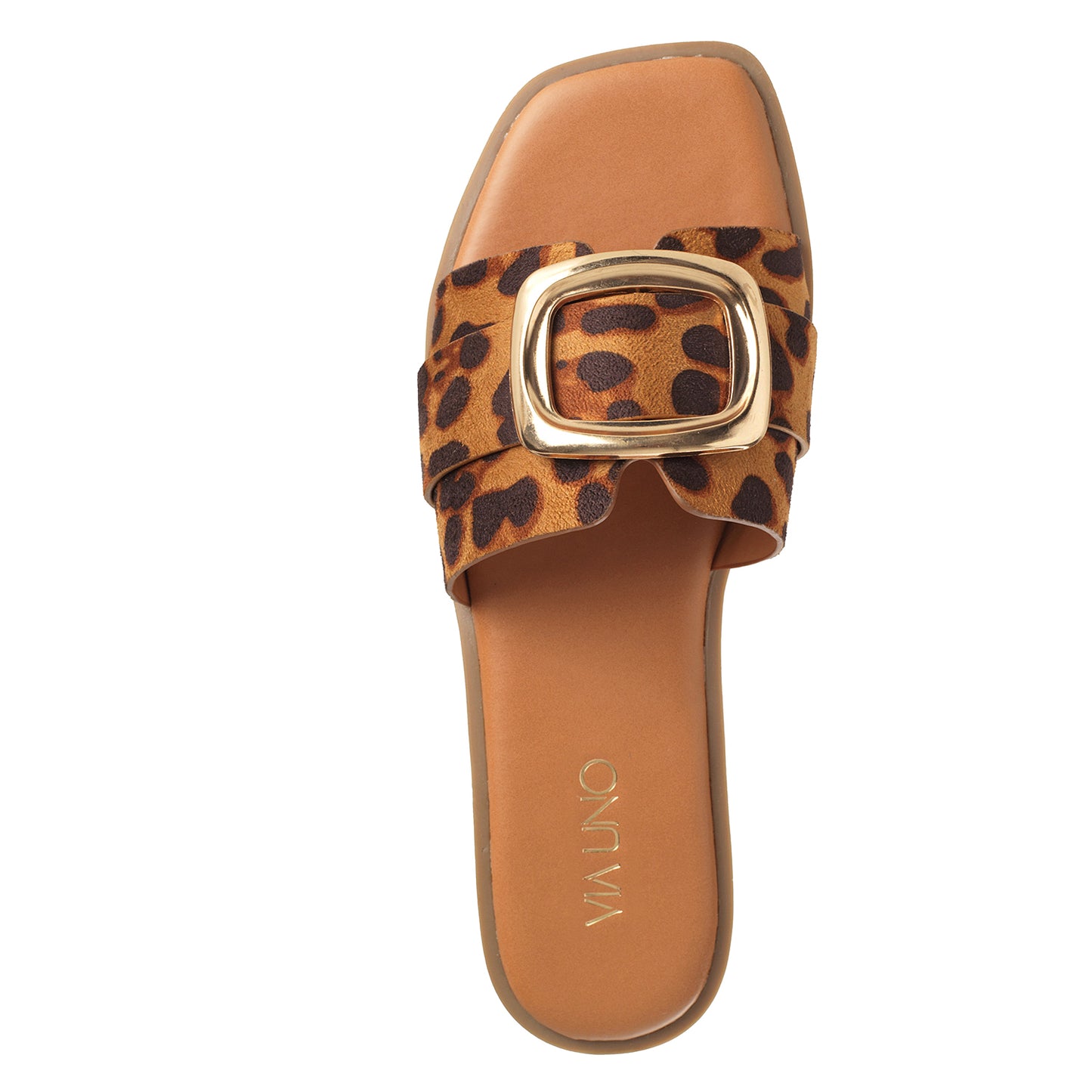 Sandalia Mujer Fuerteventura Leopardo Taco Plano