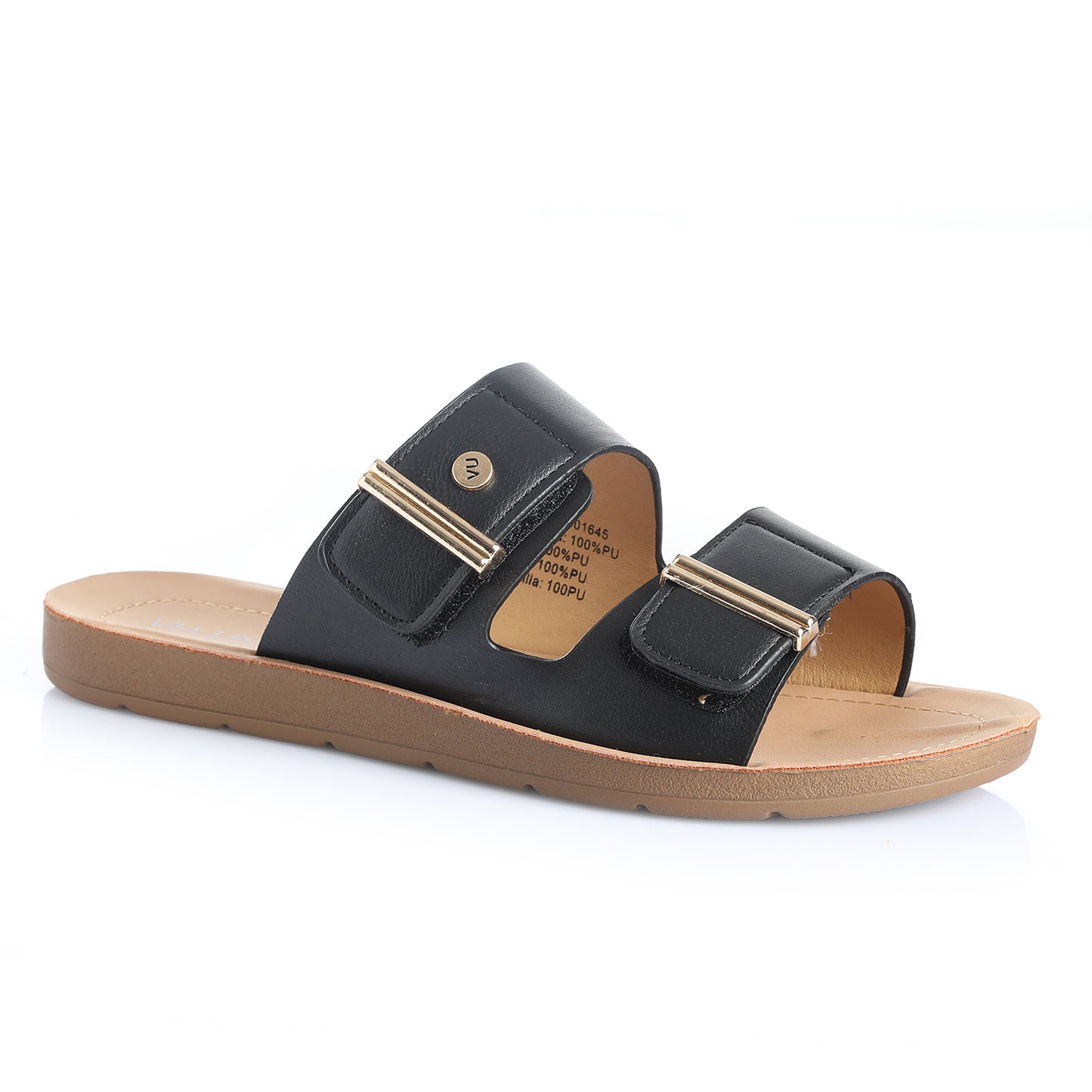 Sandalia Mujer Islas Cíes Negro Taco Plano