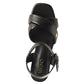 Sandalia Mujer Cala Canyelles Negro Taco Alto