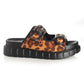 Sandalia Mujer Cala Fustera  Leopardo Taco Bajo