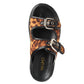Sandalia Mujer Cala Fustera  Leopardo Taco Bajo