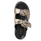 Sandalia Mujer Cala Fustera  Snake Taco Bajo