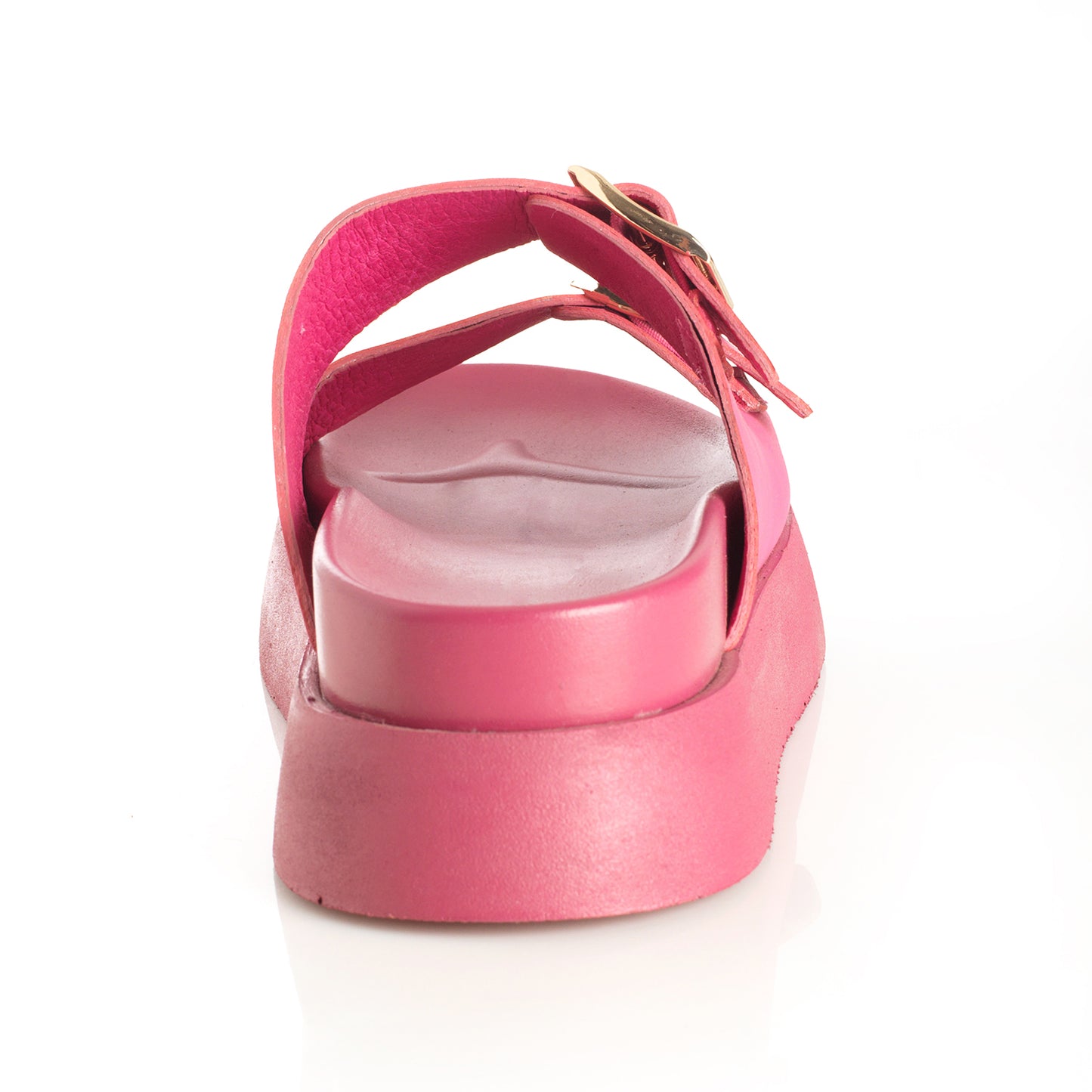 Sandalia Mujer Cala del Plomo Rosa Taco Bajo