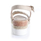 Sandalia Mujer Isla Pancha Beige Taco Mediano