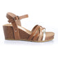 Sandalia Mujer  Mouro  Camel Taco Mediano