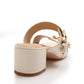 Sandalia Mujer Solea Cassis Crema