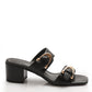 Sandalia Mujer Solea Cassis Negra