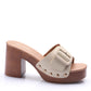 Sandalia Mujer Solea Portovenere Beige