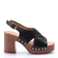 Sandalia Mujer Solea Tropea Negra