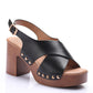 Sandalia Mujer Solea Tropea Negra