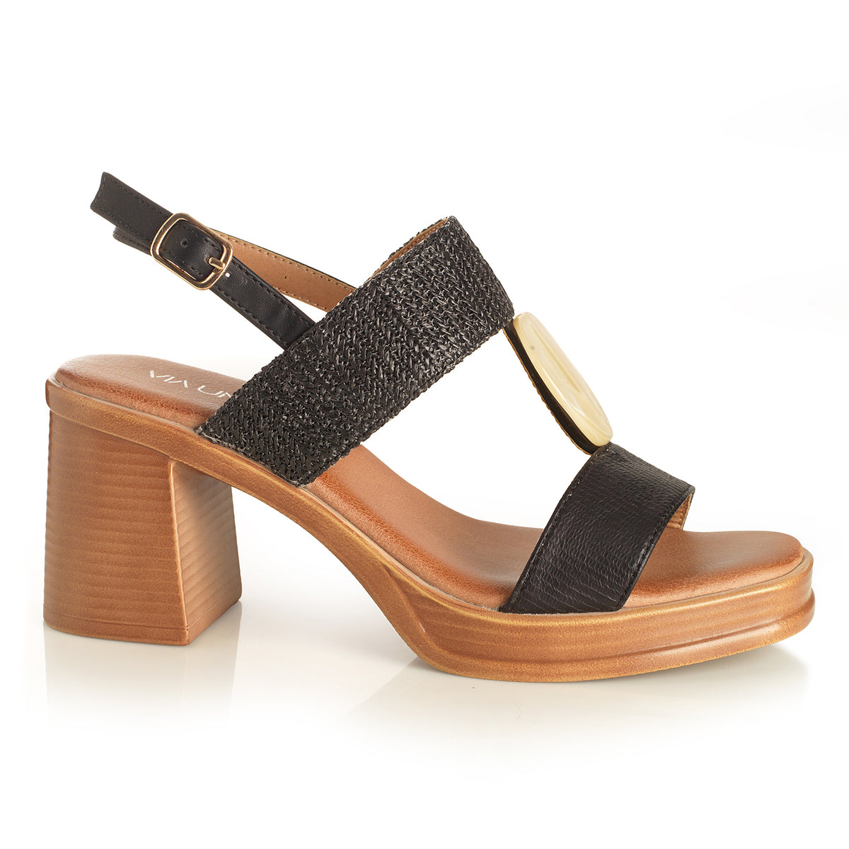 Sandalia Mujer Solea Ravello Negra