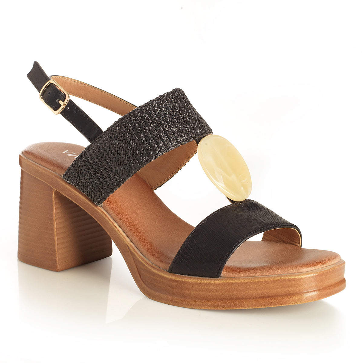Sandalia Mujer Solea Ravello Negra