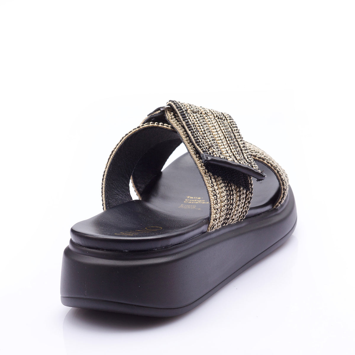 Sandalia Mujer Solea Santorini Negra