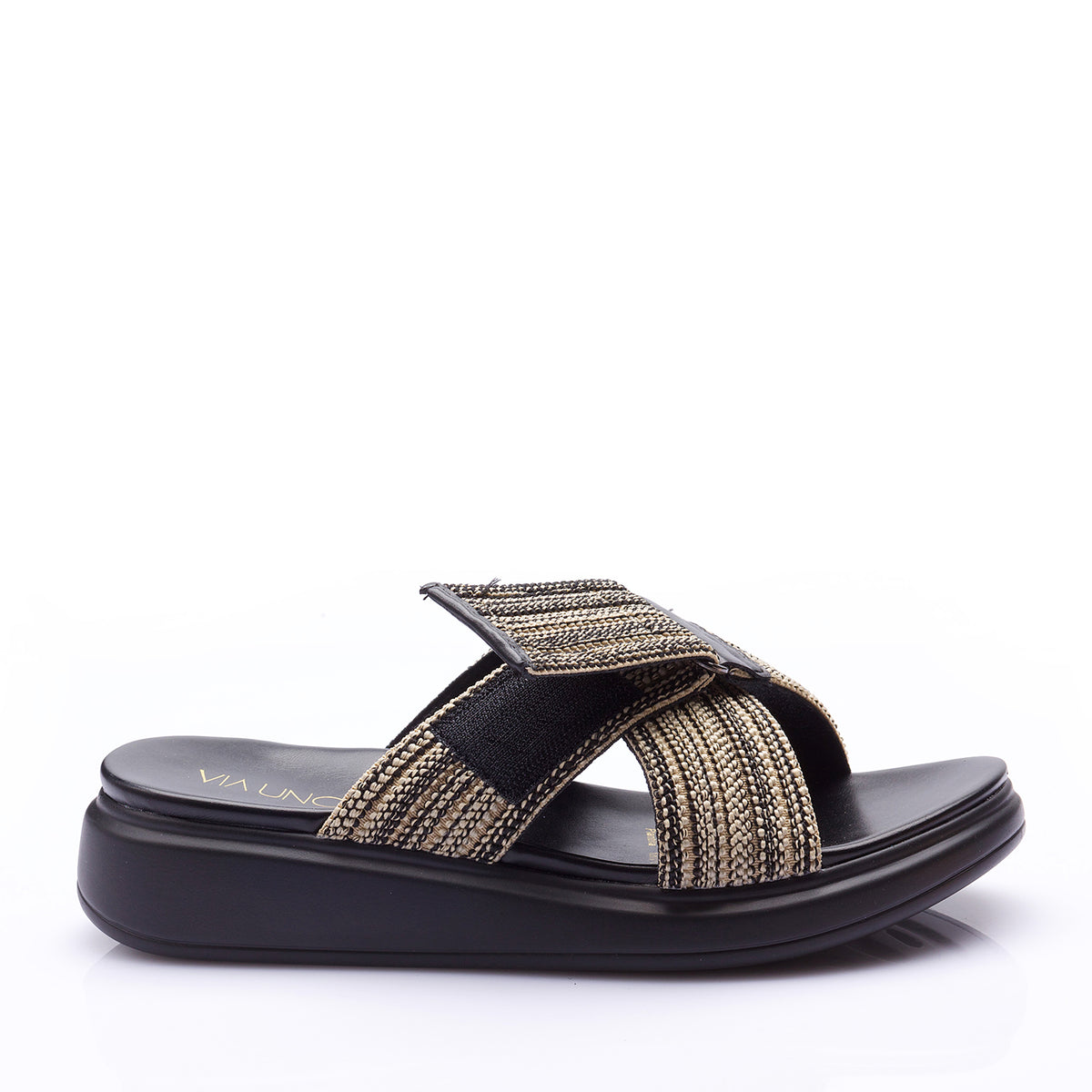 Sandalia Mujer Solea Santorini Negra