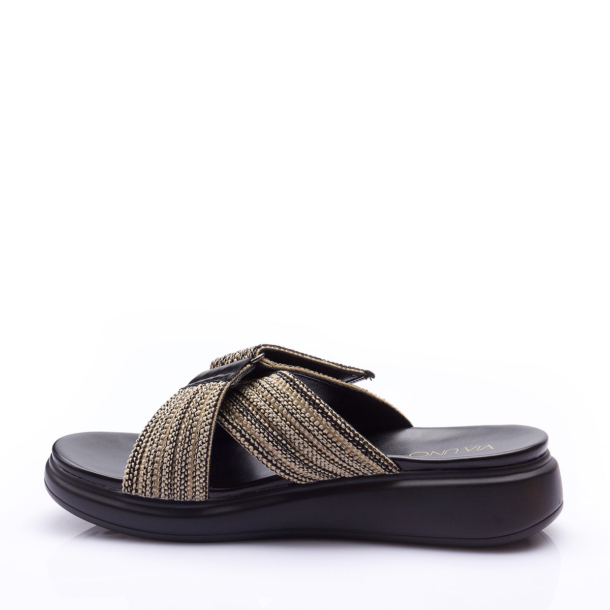 Sandalia Mujer Solea Santorini Negra