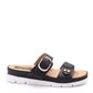 Sandalia Mujer Solea Corfu Negra