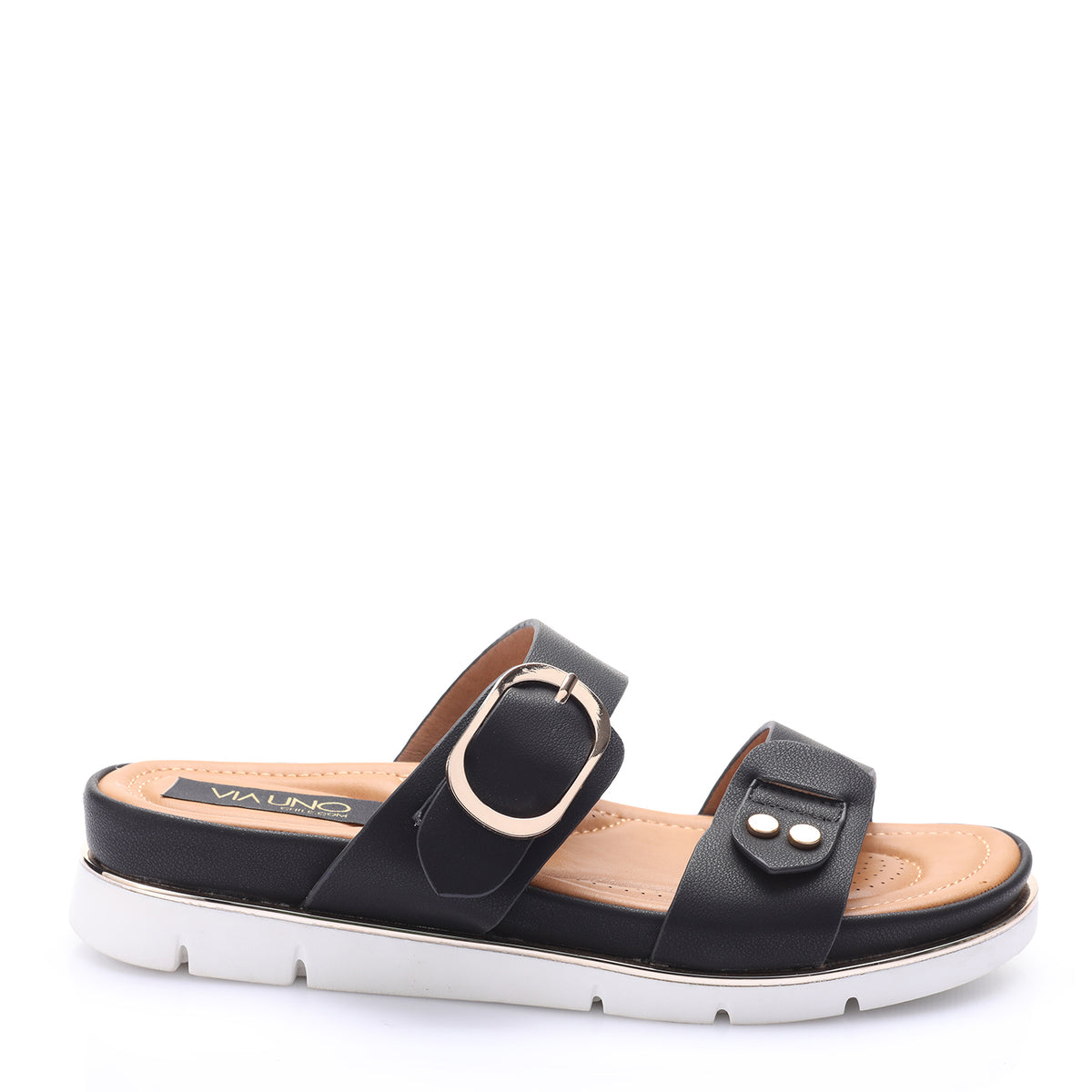 Sandalia Mujer Solea Corfu Negra