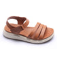 Sandalia Mujer Solea Lecce Camel