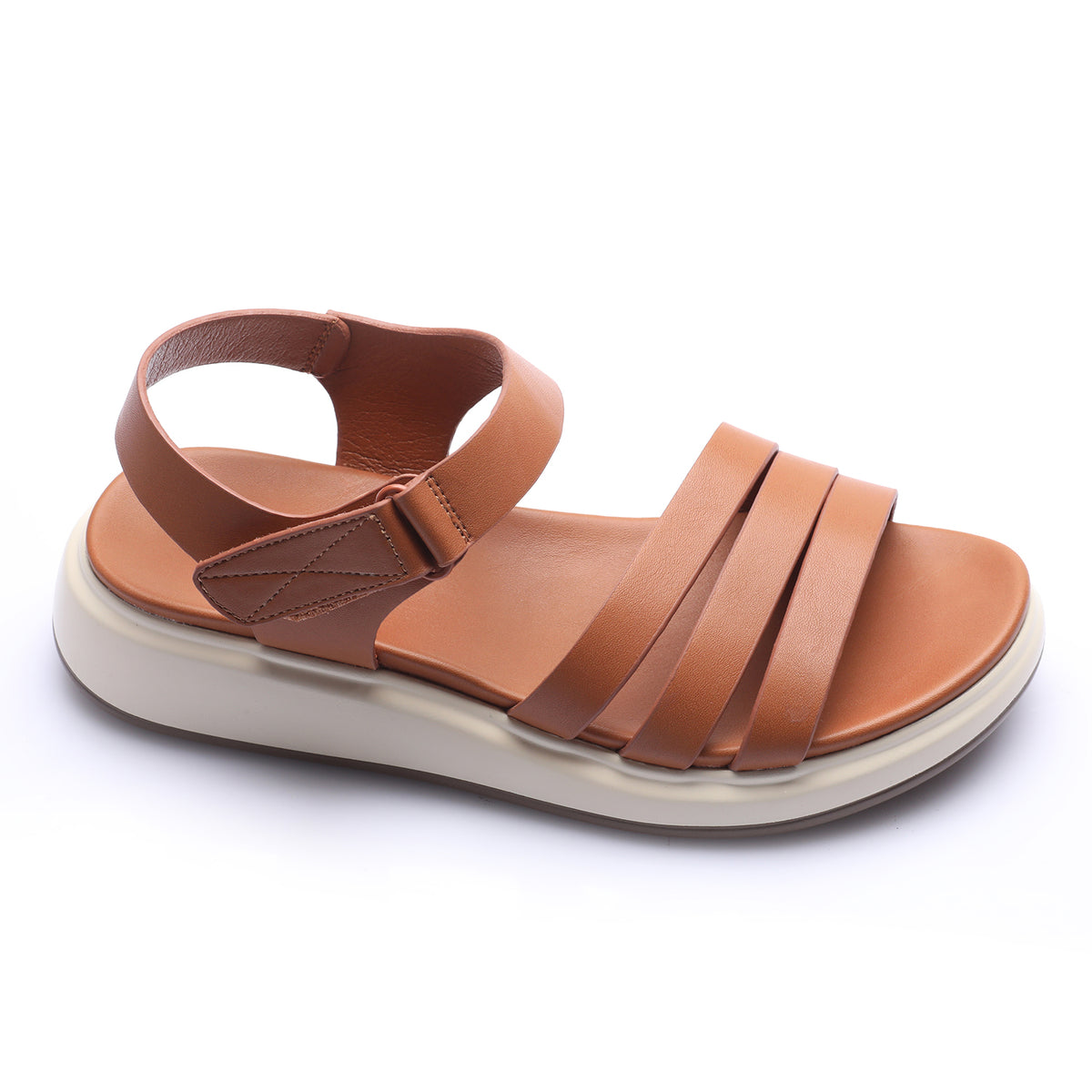 Sandalia Mujer Solea Lecce Camel