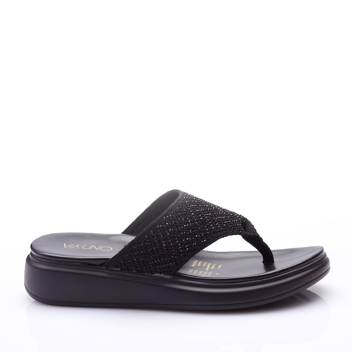 Sandalia Mujer Solea Puglia Negra