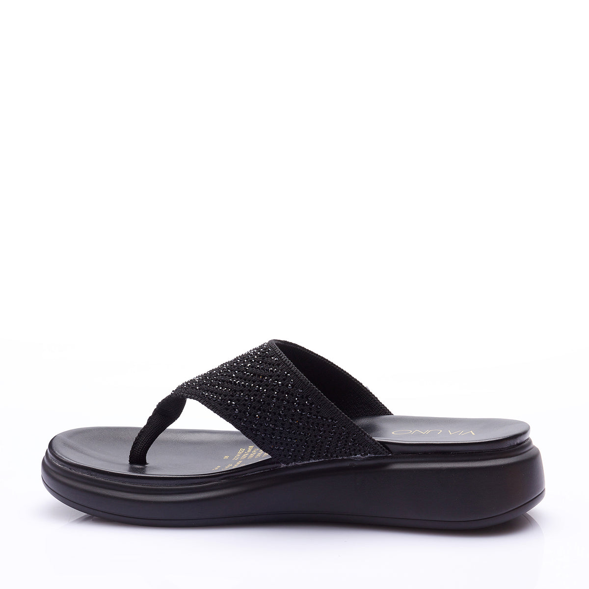Sandalia Mujer Solea Puglia Negra