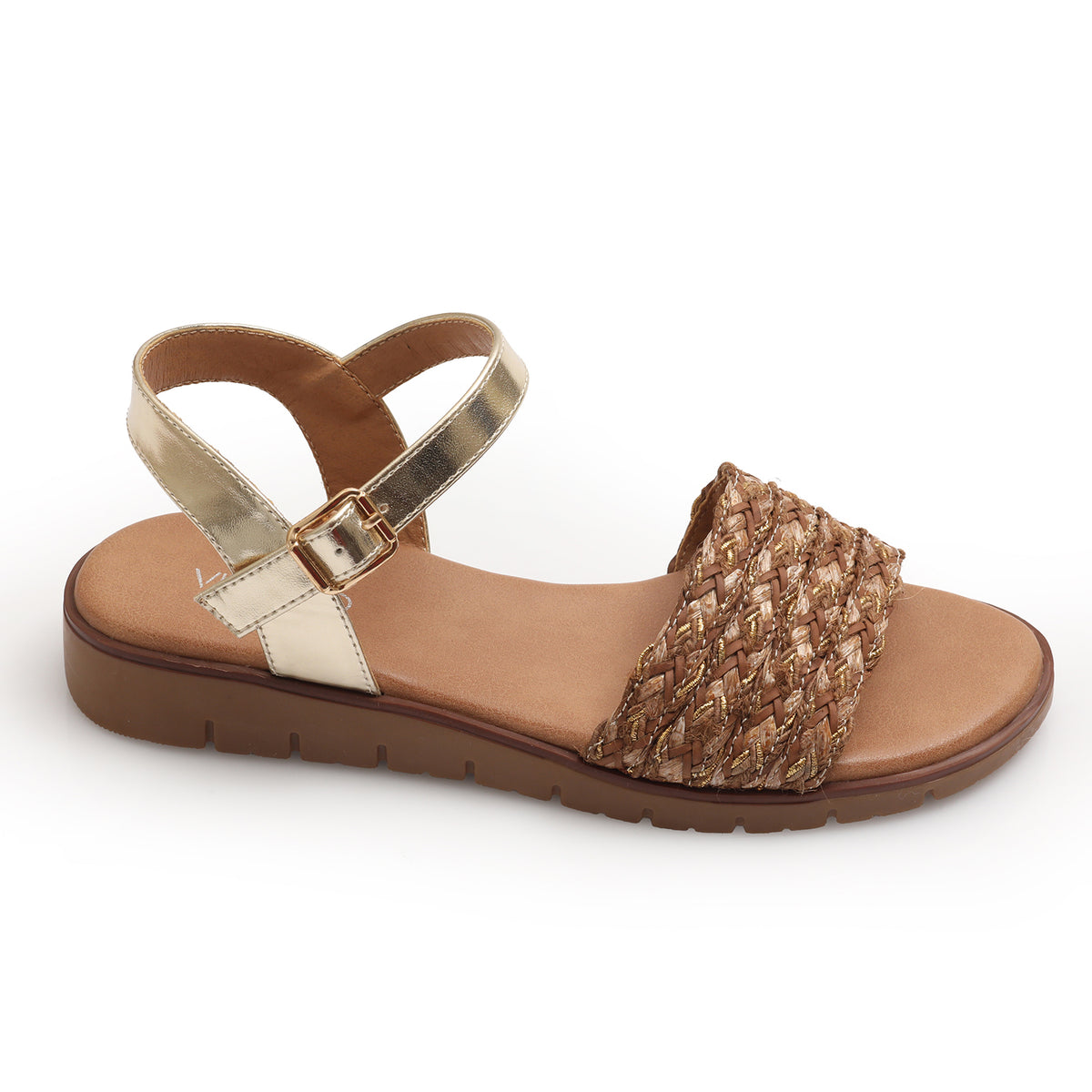 Sandalia Mujer Solea Cannes Camel