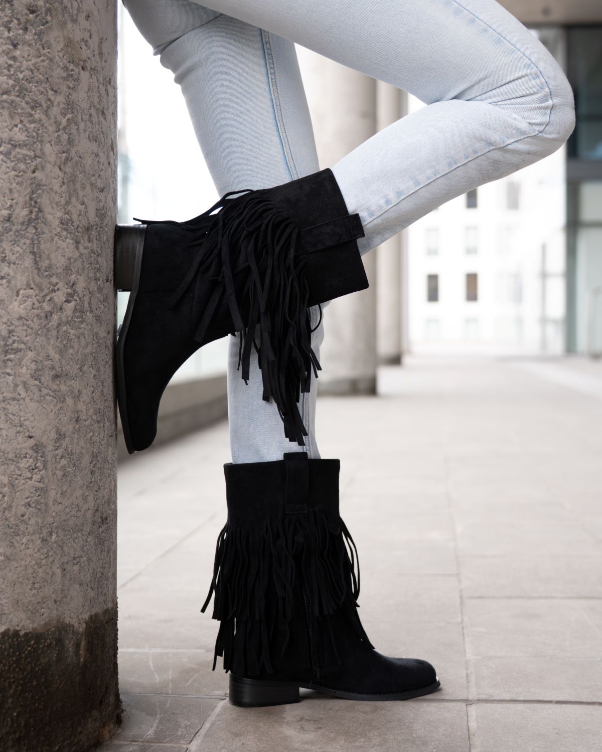 Botin Mujer  WestWinter Silver Negro